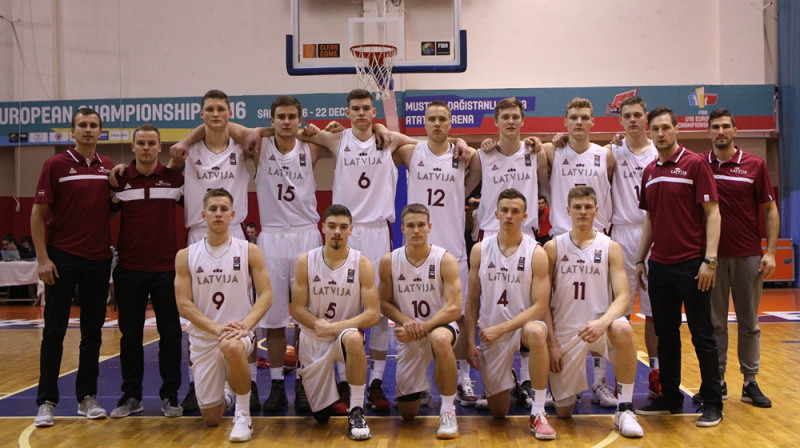 Latvijas U18 valstsvienība 
Foto: FIBA