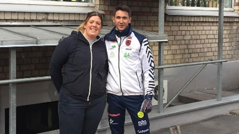 Hanne Tūresena un Andrejs Rastorgujevs
Foto: Instagram