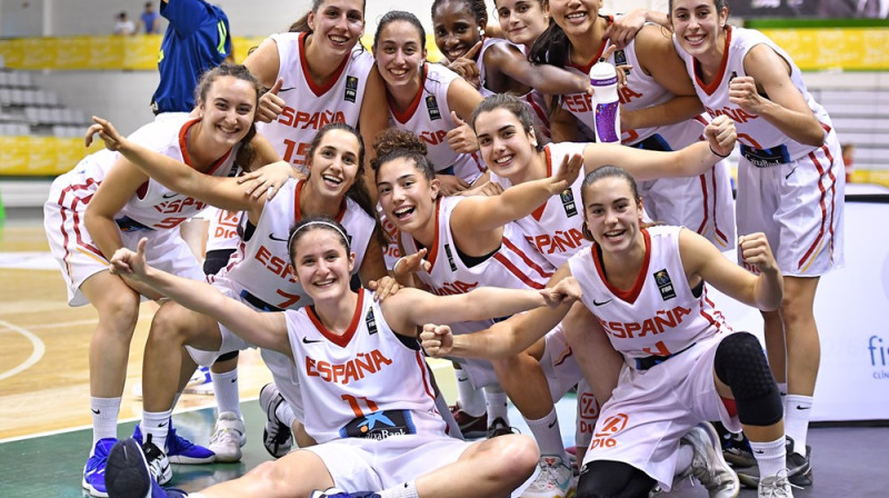 Spānijas U20 basketbolistes: devītais Eiropas fināls pēc kārtas
Foto: FIBA