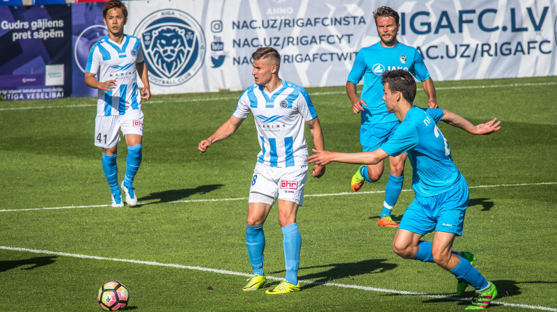 ''Riga'' FC un ''Paphos'' FC spēle Rīgā
Foto: Zigismunds Zālmanis (Riga FC)