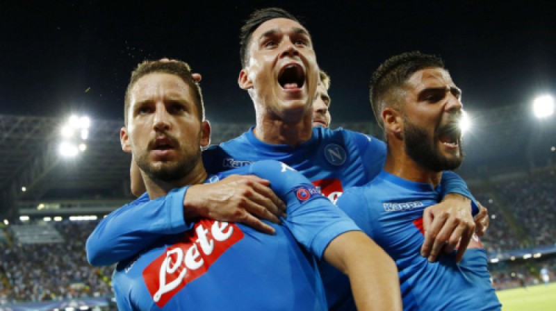 "Napoli" futbolistu prieki
Foto: SIPA/Scanpix