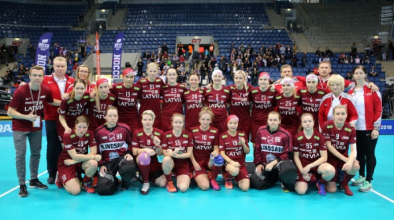 Latvijas izlase
Foto: Ritvars Raits, floorball.lv