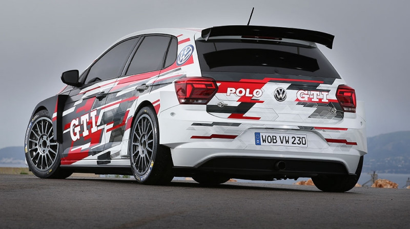 "Volkswagen Polo GTI R5" rallija auto
Foto: Volkswagen Motorsport