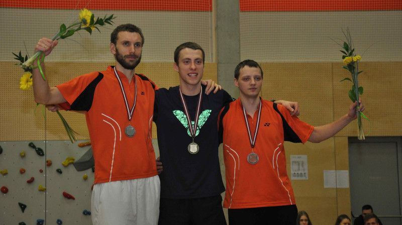 Kārlis Vidass, Niks Podosinoviks, Artūrs Akmens
Foto: LBF