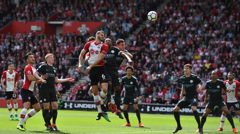 Mančestras ''City'' un ''Southampton'' cīņa
Foto: AFP/Scanpix