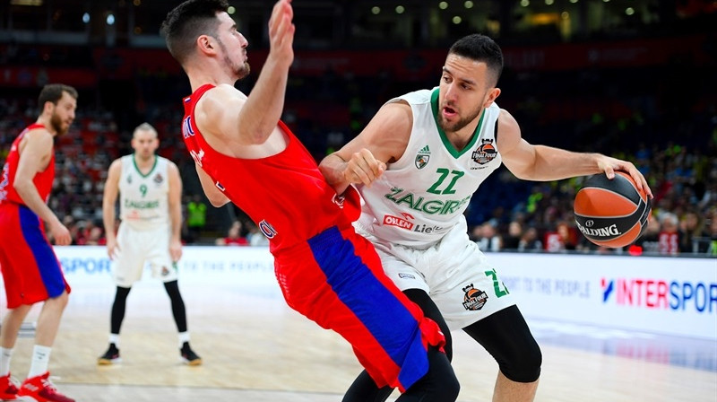 Maskavas CSKA pret Kauņas "Žalgiri"
Foto: "Turkish Airlines" Euroleague