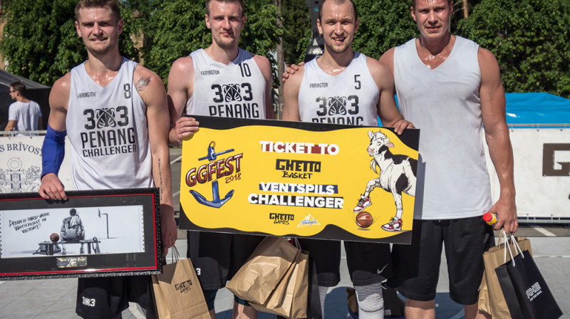 Sanktpēterburgas komanda "Piter" uzvarējusi "Ghetto Basket Ventspils Challenger" kvalifikācijas sacensībās Ogrē
Publicitātes foto