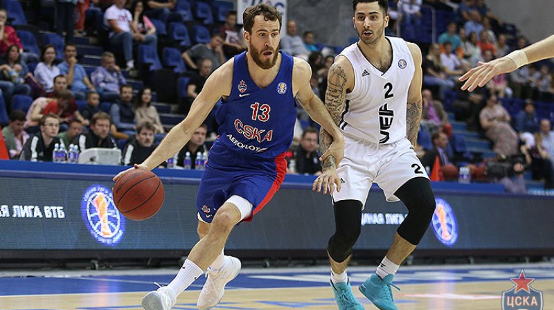 Serhio Rodrigess un Alekss Peress
Foto: cskabasket.com