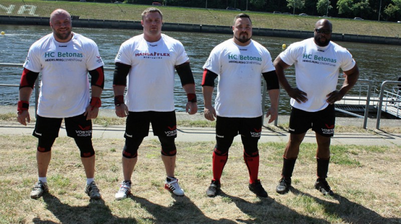 Eiropas komanda. Pirmais no kreisās - Dainis Zāģeris
Publicitātes foto