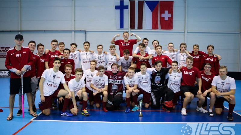 Latvijas U19 vīriešu izlase
Foto: Ritvars Raits, floorball.lv