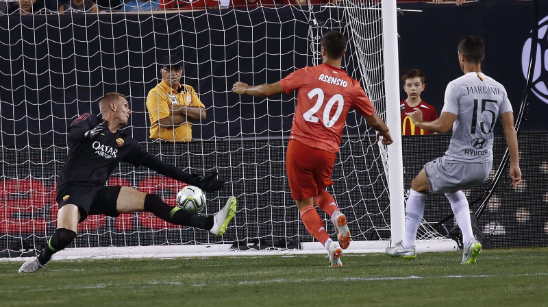 Marko Asensio vārtu guvums Ņūdžersijā 
Foto: AFP / Scanpix