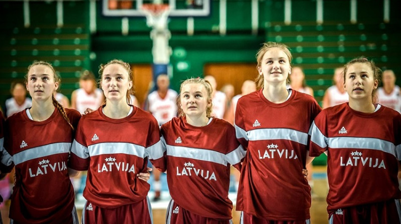 Latvijas U16 meitenes 
Foto: FIBA