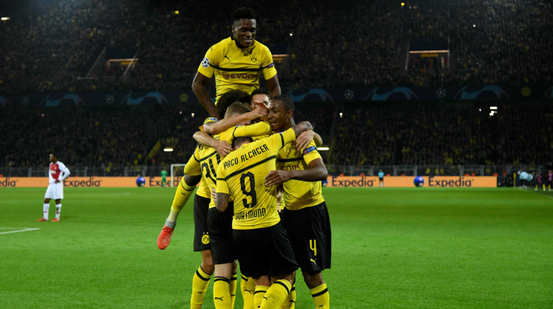 "Dortmund Borussia" svinot vārtu guvumu. Foto: AFP/Scanpix