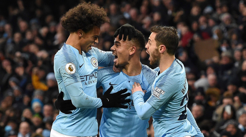 "Manchester City" futbolisti. Foto: AFP/Scanpix