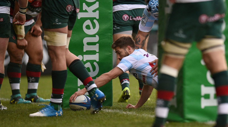 Tedijs Iribarens gūst pirmo "Racing 92" piezemējumu
Foto: AFP/Scanpix