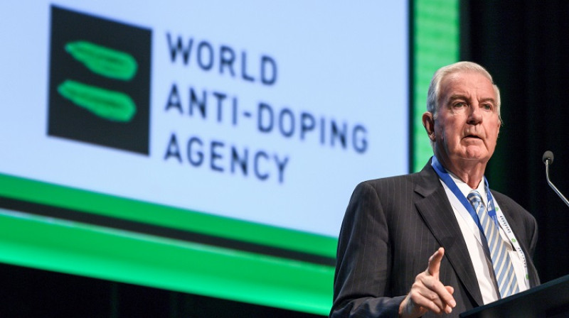 WADA prezidents Kreigs Rīdijs 2018. gada 21. martā. Foto: AFP/Scanpix