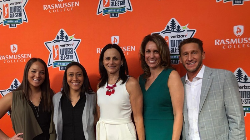 Tods Troksels 2018. gada WNBA zvaigžņu spēlē. Foto: WNBA