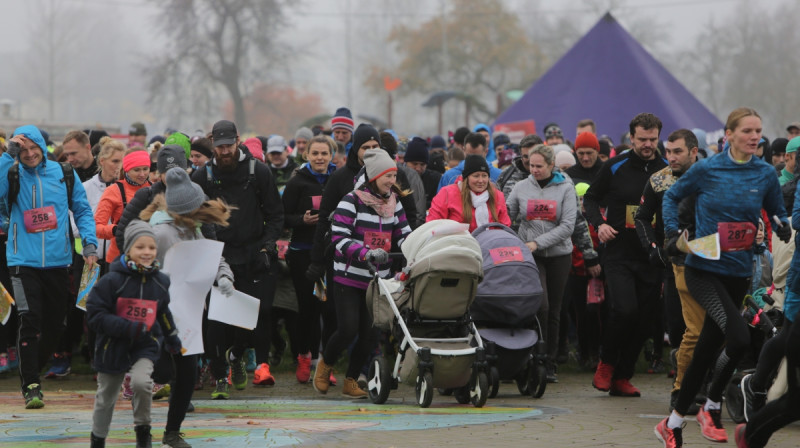 Starts Rīgas Rudens rogainingam 2018.gada novembrī.