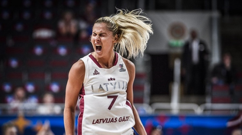 Elīna Dikeulaku Foto: FIBA