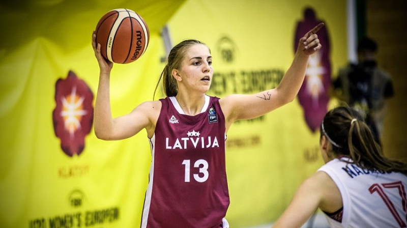 Ļiza Čumika: 12 punkti 16 minūtēs pret Spāniju. Foto: FIBA