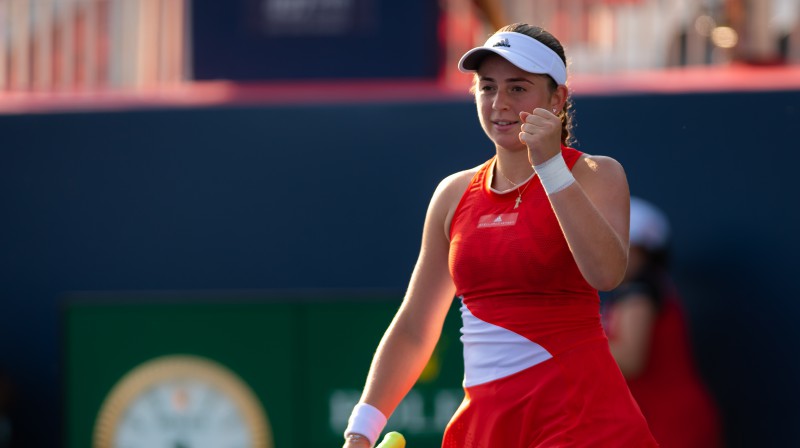 Aļona Ostapenko. Foto: Zumapress.com/Scanpix