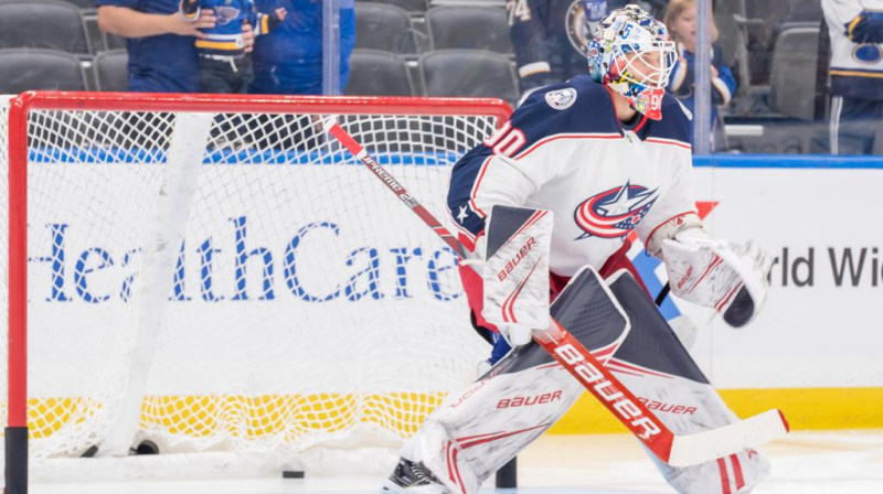 Elvis Merzļikins. Foto: nhl.com