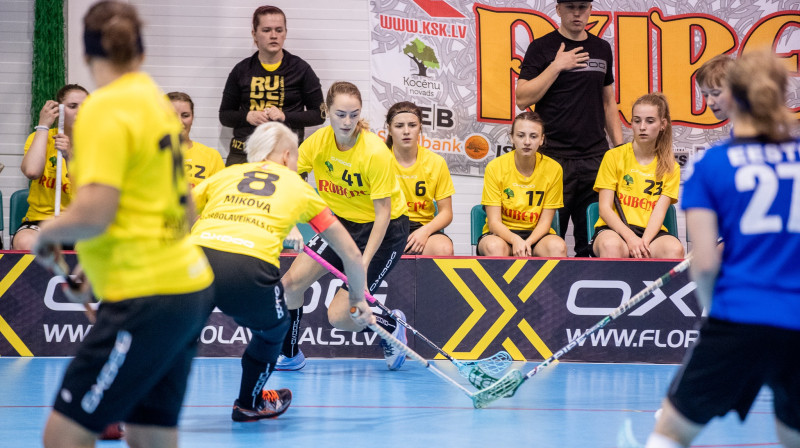 Kocēnu "Rubene". Foto: Raivo Sarelainens, floorball.lv