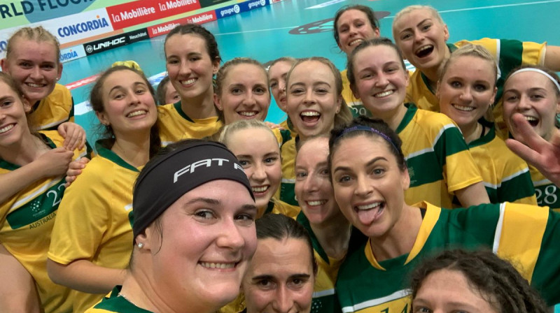 Pie emocionālākās uzvaras turnīra ievadā tikusi Austrālija
Foto: IFF Floorball