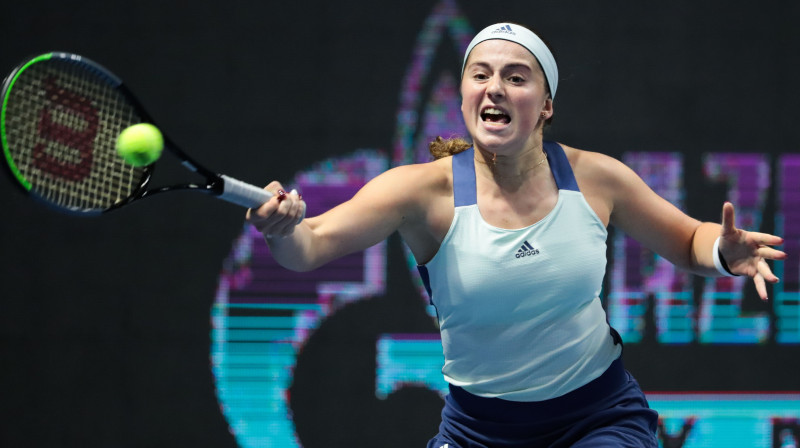 Aļona Ostapenko. Foto: Zuma Press/Scanpix