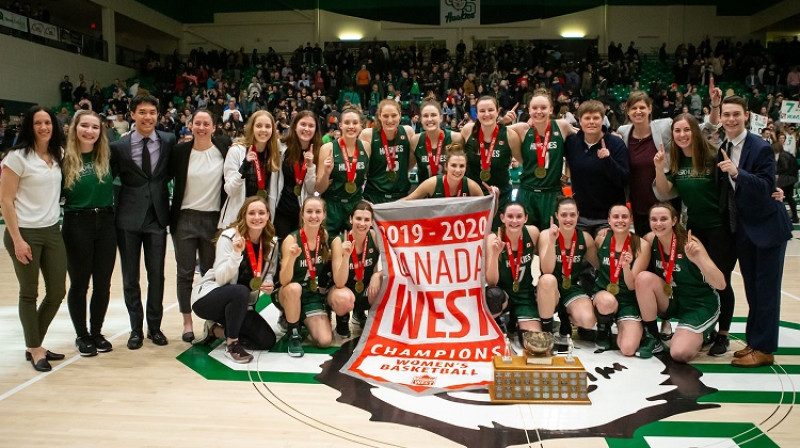 Sabīne Dukāte: četrkārtēja "Canada West" čempione. Foto: Saskatchewan Huskies