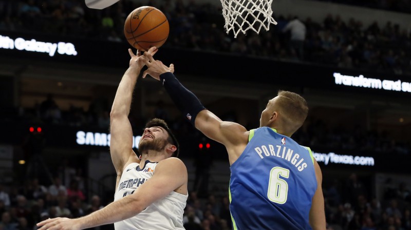 Kristaps Porziņģis. Foto: AP/Scanpix