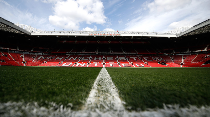 Mančestras "United" "Old Trafford" stadions. Foto: Martin Rickett/PA/Scanpix