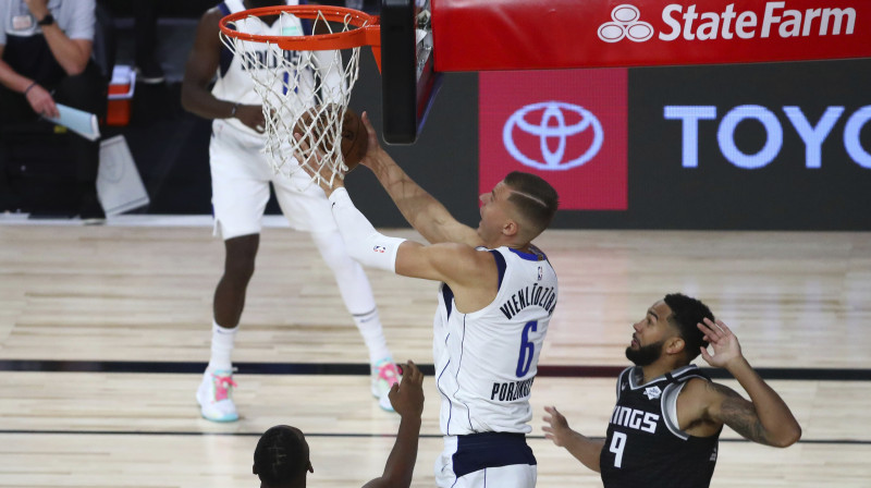 Kristaps Porziņģis. Foto: AP/Scanpix.