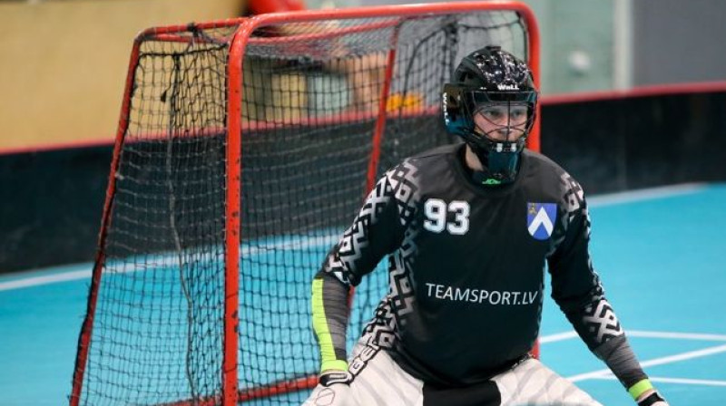 Jānis Goža Irlavas komandā debitējis ar sauso maču
Foto: Floorball.lv