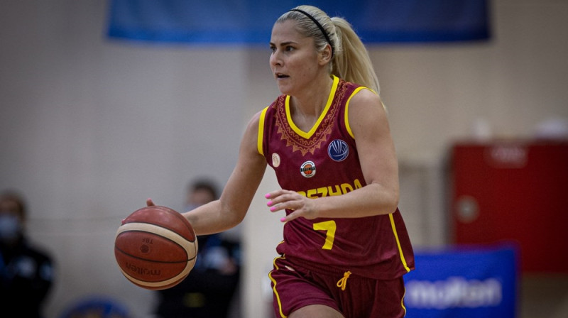 Elīna Babkina 2020. gada 1. decembrī. Foto: FIBA