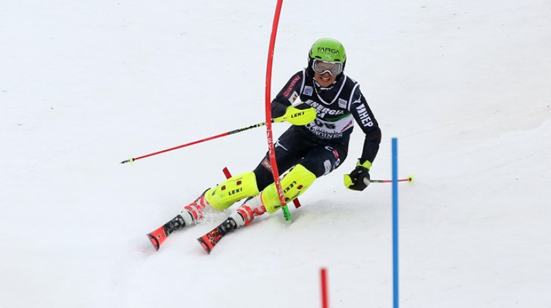 Zrinka Ļjutiča. Nākotne rādīs, vai Horvātijai ir dzimusi jauna Janica Kosteliča. Foto: Hina/EPA.