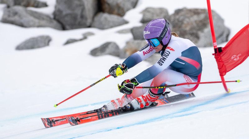 Tessa Vorleja trīspadsmit gadu garumā spēj izcīnīt uzvaras pasaules kausa posmos. Foto:Johann GRODER / EXPA / APA / AFP