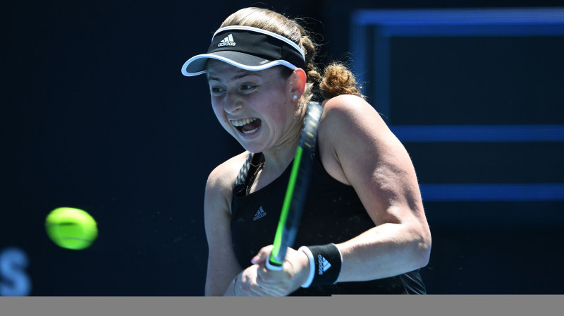 Aļona Ostapenko. Foto: AFP/Scanpix