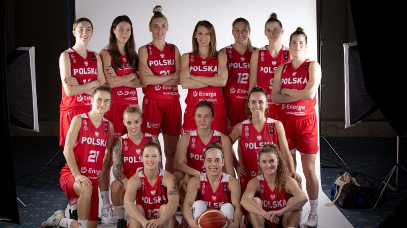 Polijas basketbolistes. Foto: FIBA