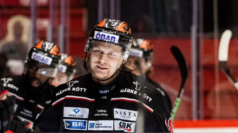 Rodrigo Ābols. Foto: Örebro Hockey