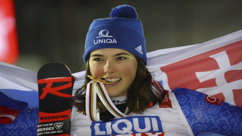 Petra Vlhova. Foto:AP photo/Marco Travati