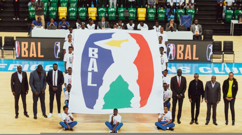 ''Basketball Africa League'' logo prezentācija Ruandā. Foto: BAL