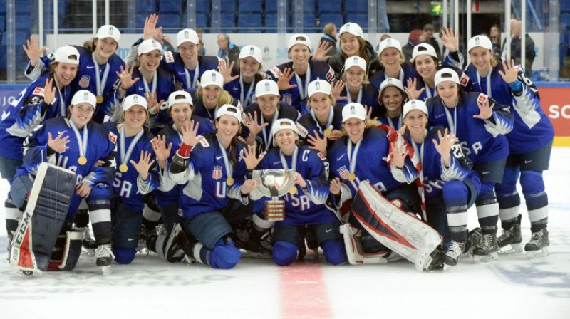 ASV hokejistes – 2019. gada pasaules čempiones. Foto: AP/Scanpix