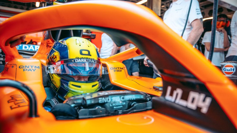 Lendo Noriss. Foto: McLaren Racing