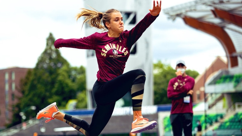 Rūta Lasmane. Foto: Florida State T&F/XC