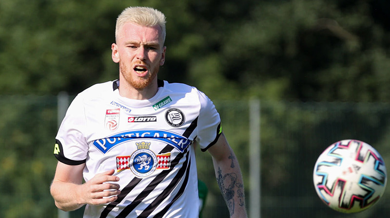 Kevins Frīzenbihlers Grācas "Sturm" rindās. Foto: SK Sturm Graz