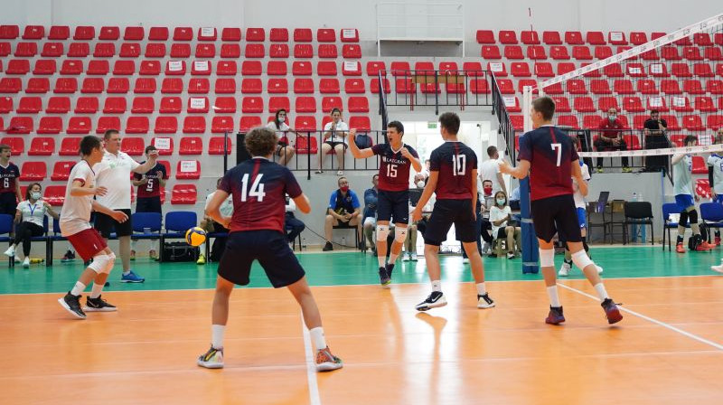 Latvijas U17 volejbolisti. Foto CEV