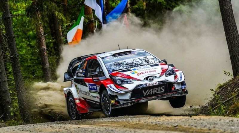 Iepriekšējās divas uzvaras Tanaks guva "Toyota" komandas sastāvā. Foto: wrc.com