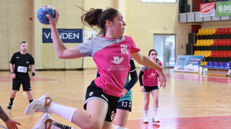 Frīda Binduka. Foto: handball.lv