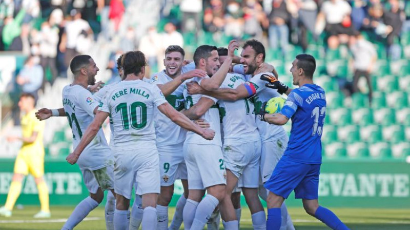 ''Elche'' futbolisti. Foto: EPA/Scanpix